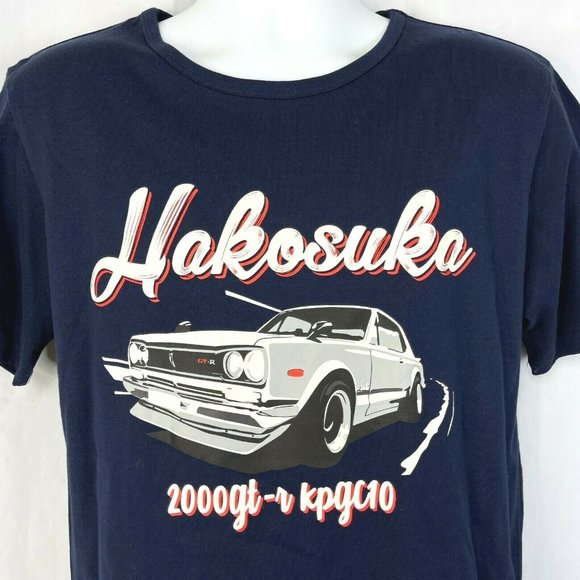 Doublefocus Other - Hakosuka Nissan Skyline 2000 GT-R KPGC10 T-Shirt L/Med Fit 42x26" Japan NWT